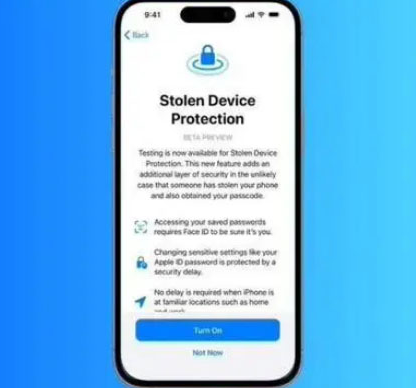 西陵苹果授权维修店分享被盗设备保护功能开启方法 