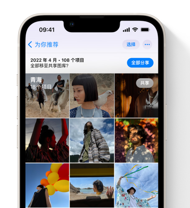 西陵苹果维修网点分享在 iPhone 上使用共享图库 