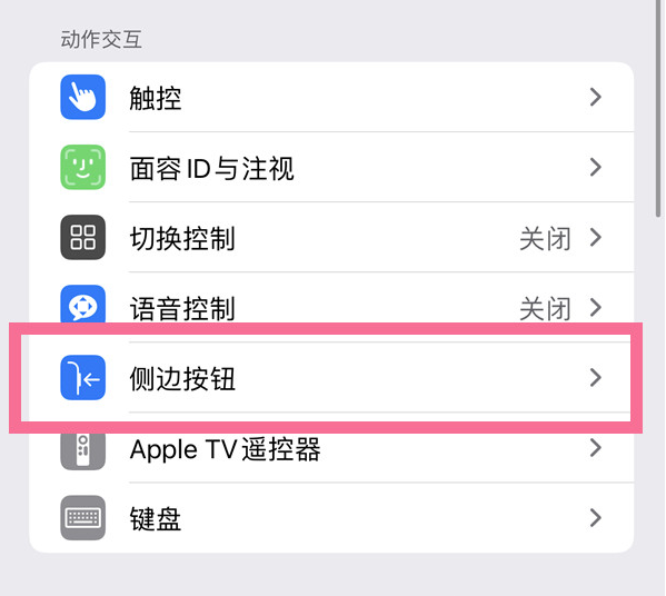 西陵苹果14维修店分享iPhone14 Plus侧键双击下载功能关闭方法 