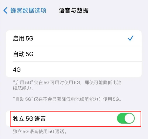 西陵苹果14维修分享iPhone 14 Pro如何开启VoNR 