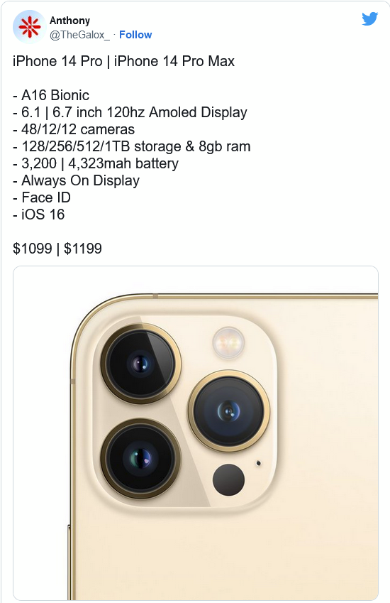 西陵苹果14维修分享iPhone 14全系涨价 