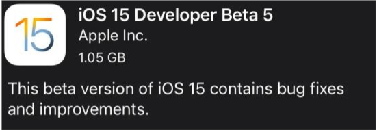 西陵苹果手机维修分享如何升级到iOS15.0 beta5 