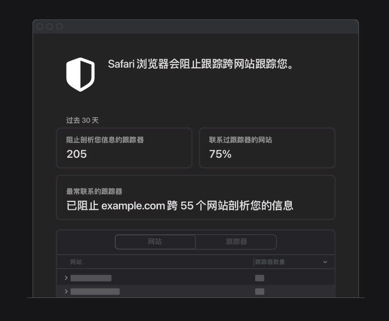 西陵苹果手机维修分享如何在 Safari 浏览器中查看和打开隐私报告 